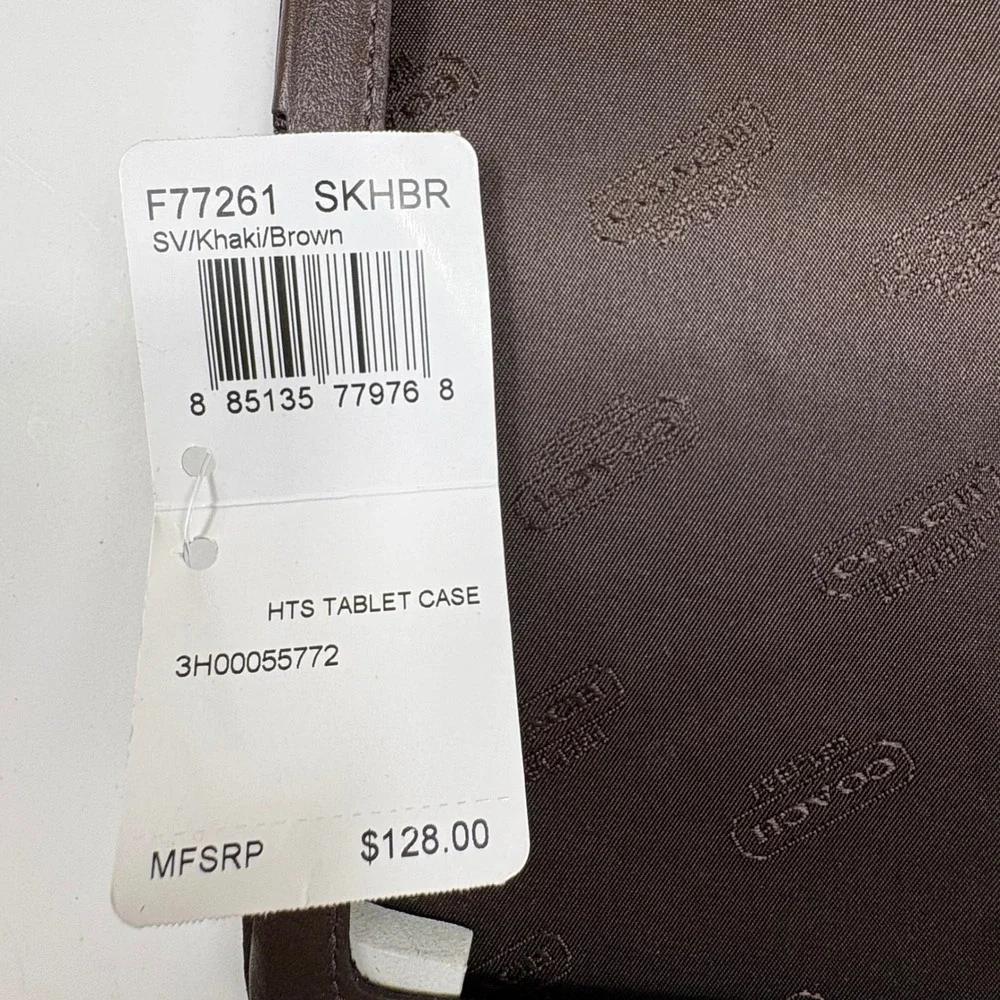 Coach Brown Tablet Case